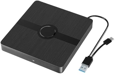 Lecteur DVD Blu-Ray Externe USB 3.0, Lecteur Optique Portable 3D, graveur CD/DVD, for Ordinateur, Windows 11 et Mac