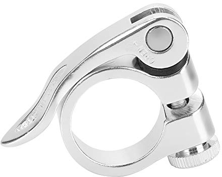 Fahrrad Sattelklemme mit Schnellspanner, 28.6mm Rennrad Sattelstützenklemme Aluminiumlegierung fur 25.4mm Sattelstütze