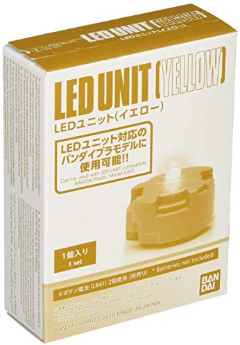 Bandai Model Kit 25825 - MG LED Unit Set, Giallo