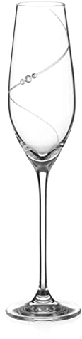 Diamante 1045.411.ELX Silhouette - Copas de champán y champán Prosecco (210 millilitros)