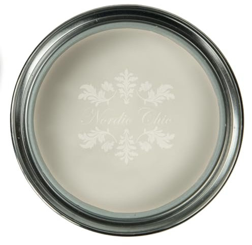 Nordic Chic Chalk Paint | Colour Whipped Cream | 750ml | for Furniture, Wood, Metal and more | zero VOC | Ecolabel | EN 71-3 Cert. (can be used on Childrens Furniture)