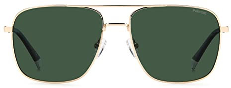 POLAROID Pld 4128/s/x J5G/UC GOLD Sunglasses Men's Acetate, Standard, 60