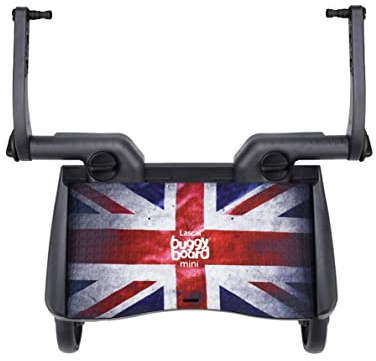 Lascal BuggyBoard Mini Special Edition | Universal Board, Compatible with Over 99% of Pushchairs | Ideal for Smaller Strollers (Union Jack)