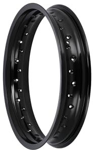 Felge 3,00 x 17 Alufelge, Schwarz eloxiert