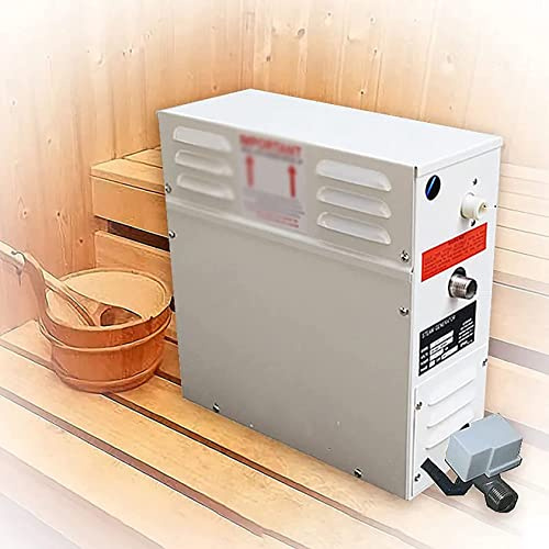 XDLYWUZIQ 3kw, 4.5kw, 6kw, 9kw, 12kw, 15kw, 18kw Dampfgenerator Für Dusche 220v 380v Heimdampfmaschine Saunabad Spa Dampfdusche Mit Digitaler Steuerung Für Heizraum 3-20 M³,380V-9KW