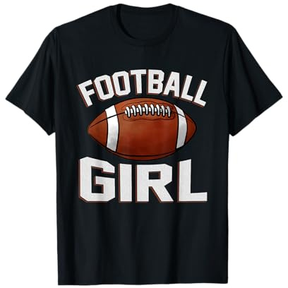 American Football Lover Girl Player shirt Funny Football T-Shirt