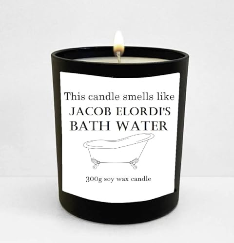 Esta vela huele a Jacob Elordis agua de baño cera de soja vela perfumada