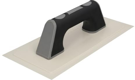 WOLFPACK LINEA PROFESIONAL Llana/Talocha Con Mango de Plastico ABS Borde Flexible. Especial Lechadas. Base 280x140 mm. Mango Ligero y Ergonomico