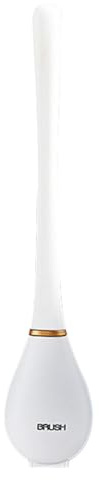 DOITOOL 1pezzi Spazzola per WC con Manico Montaggio Parete Spazzola per Pulizia Toilette Silicone Design Elegante E Pratico per Bagno