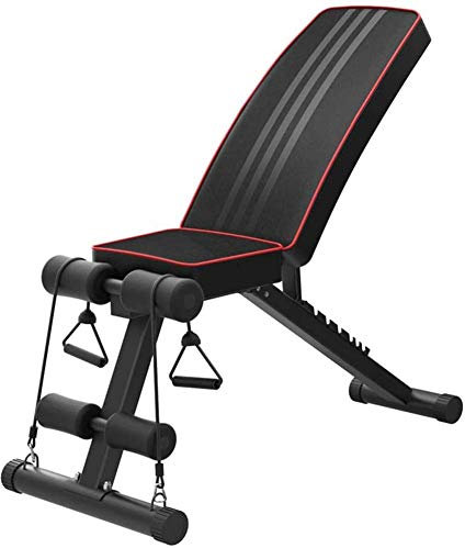 BOSHYUM Hantel-Sit-Up-Bank für das Heim-Fitnessstudio, Fitnessgerät, Heim-Fitnessstuhl für Ganzkörpertraining, multifunktionale, verstellbare Hantelbank