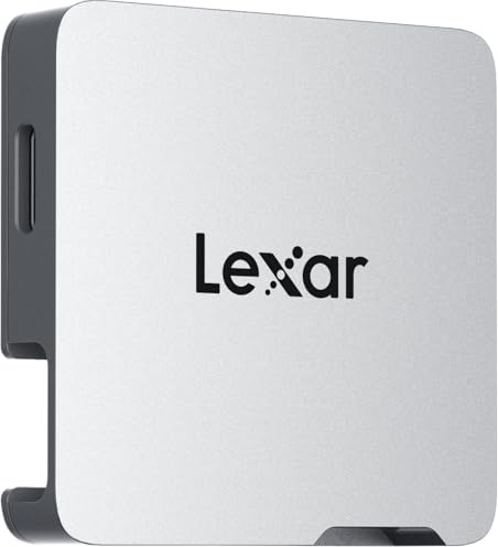 Lexar Hub portátil Profesional Go, Cuatro Puertos Tipo C, USB 3.2 Gen 2, hasta 10 Gbps, ultracompacto, Go Portable SSD, Compatible con Smartphones, PC y Mac, tabletas y iPad