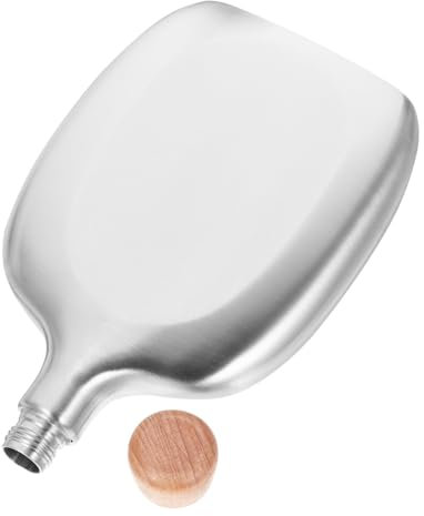 JEWEDECO Edelstahl-flachmann Trinkflasche Für Outdoor-aktivitäten Kompakt Und Leicht Passt in Rucksack Oder Tasche Für Camping Und Reisen