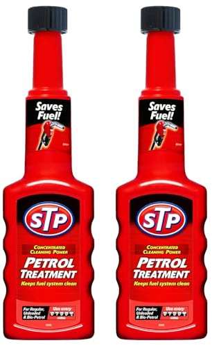 STP Petrol Treatment – 2 x 200ml | Maximises Performance, Increases Fuel Economy, Reduces Emissions & Prevents Deposit Build-Up | Suitable for Hybrid Vehicles