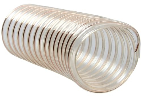 Staubsammelschlauch, flexibler PU-Leitungsschlauch, Dicke 0,63 mm, Länge 1 Meter, Staub, Rauchabsaugung, Holzbearbeitung, Belüftung, Innendurchmesser: 60 mm