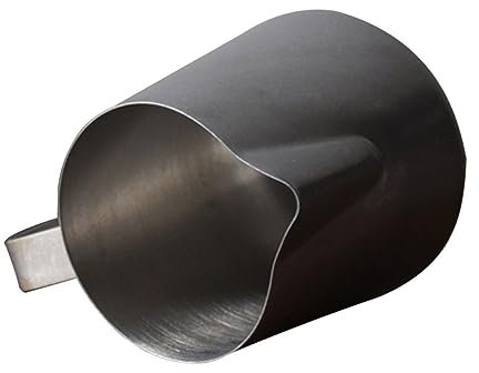 OFFSCH Schiumare Latte Acciaio Inossidabile con Scala Utensile Professionale per Cappuccino Ergonomico Resistente Induzione e Creazione Latte Art