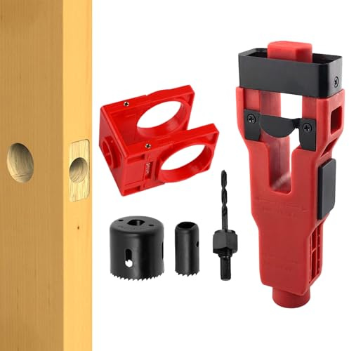Door Lock Installation Kit, Locks Replacement Tool Set, Door Fitting Parts for Window, Garage, Entry, Balcony, Cabinet, Shop, Front Entryway and Bookcase Repair