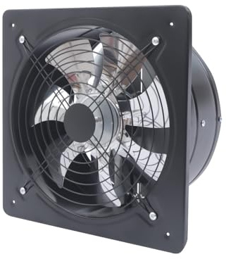 VZXATYOP Ventilateur d'extraction portatif de 14 Pouces 125W 1500 pi³/Min Montage Mural ou sur fenêtre for Garage Atelier Cuisine Salle de Bain sous-Sol et Grenier