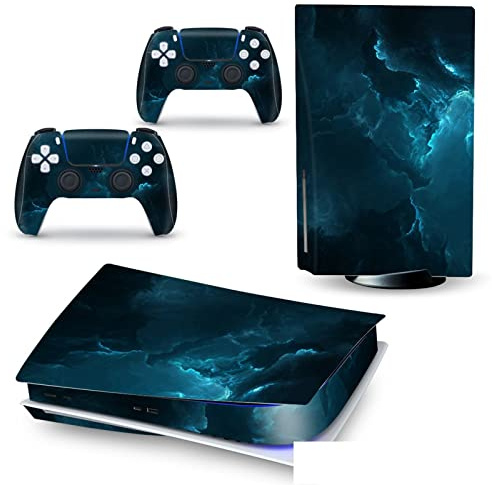 Senza Bolle, Senza Schiuma 98534Decal Skin Per PS 5 Disk Edition Console 2 Controller Vinile Cover Wraps Per PS5 Disc Version 39307
