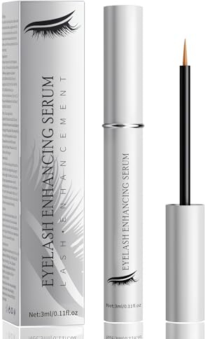 3ML Sérum Crece Pestañas, Llenas y Gruesas, Suero De PestañAs Potenciador, Crecimiento de pestañas, Acondicionador Fortalecedor y Engrosador de Pestañas Largas, Alarga, da volumen y fortalece