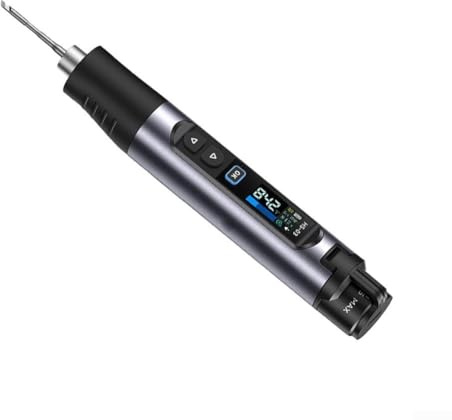 Saldatori wireless a temperatura costante HS-03, 100-450°C Ferri elettrici portatili con batteria da 2600 mAh, riscaldamento rapido di tipo C, display digitali per riparazioni domestiche