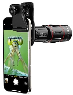 Evil Eye Teleobiettivo 18x, compatibile con iPhone 12-17 e Android
