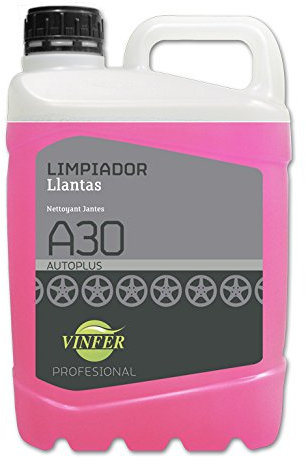 VINFER Limpiador de Llantas A30 Especial para Coches, Motos, Camiones... Botella 5 Lt.
