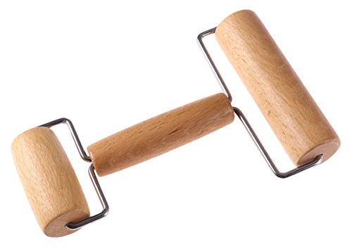 Healifty ‌Holz Teigroller Backwerkzeug für Pizza Plätzchen Kekse Fondant Teig Nudelholz Bäckerausrüstung Kuchenwerkzeug