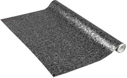 Klebefolie Granit-Optik, Dekofolie, Möbelfolie, Tapeten, selbstklebende Folie, PVC, ohne Phthalate, anthrazit, 90 cm x 2,1 m, Stärke 0,095mm, Venilia 54865