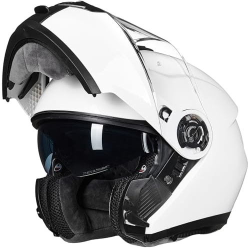ILM Motorradhelm Klapphelm Integralhelm Doppelvisier ECE22.06 Modell 159