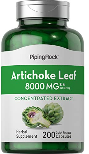 Piping Rock Artichoke Extract Capsules | 200 Pills | Herb Supplement | Cynara Scolymus | Non-GMO, Gluten Free