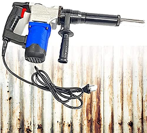 Pistola desoxidación Aguja eléctrica 1100W, Escalador Aguja Mano Eliminación óxido Máquina Limpieza Removedor Limpiador escoria Soldadura para Eliminar óxido y Pintura,220V