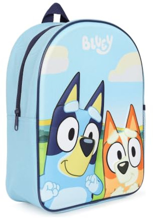 Bluey & Bingo Mochila para niños, mochila escolar, mochila azul, azul