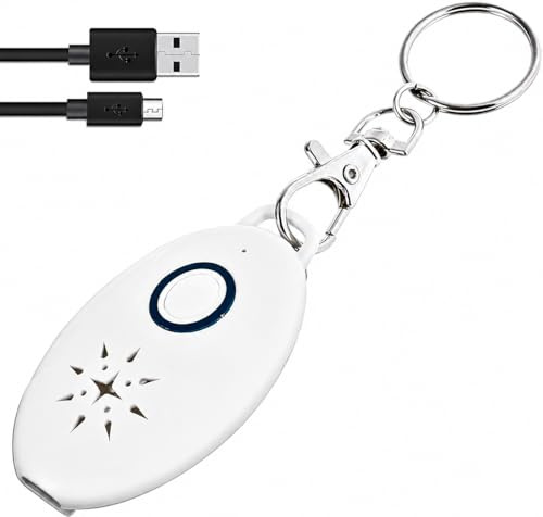 Répulsif Ultrasons Portable Anti-Moustique - Répulsif Electronique Anti Nuisible Anti-Tiques Anti-Parasites - Porte Clé - Pendentif Répulsif Anti-puces, Moustiques, Tiques (1 Piece)