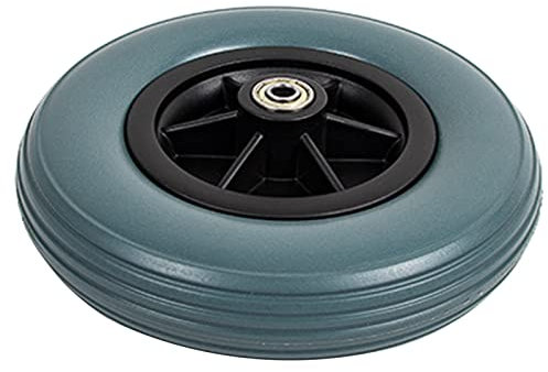 ANSNOW 8-Zoll-Rollstuhl-Vorderrad, Ersatzteile Für Elektrorollstühle, Universalrad, Solides Kleines Vorderrad Aus Pu)/Grau/(1 Zählung)