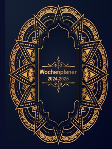 Wochenplaner 2024-2025: kalenderbuch kalender 2024-2025 a4 wochenplaner A4, 1 woche 2 seiten , Wochenkalender Terminplaner , Size groß A4