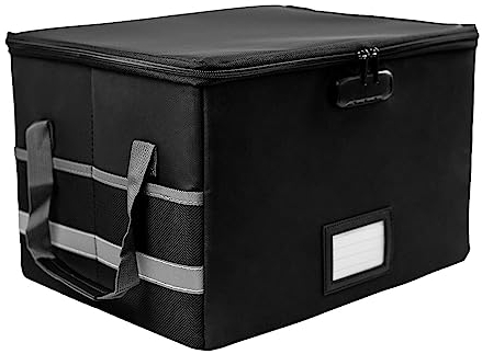 Goowafur Feuerfeste Aktenbox für Dokumente | Feuerfeste Dokumententasche