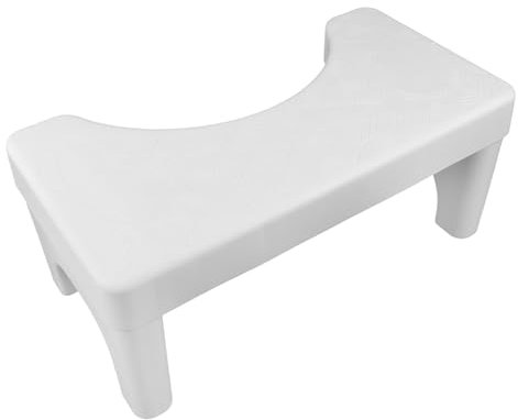 minkissy Toilettenhocker Badezimmer Tritthocker Aus Robustem Kunststoff Rutschfest Mit Ergonomischem Fußstützdesign Für Erwachsene Und Junge Mädchen Als Fußschemel Für Toilette Und Wc