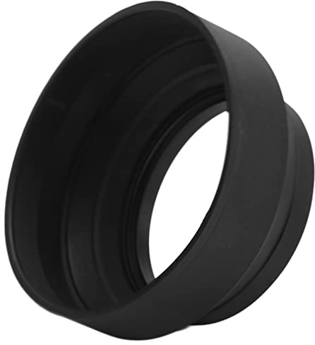 3 in Collapsible Camera Lens Hood 77mm Screw Mount Lens Hood Shade for SLR Cameras Telephoto Standard Wide Angle Sunlight Reduction Camera Accessory Lens Hood Camera Lens Hood Collapsib