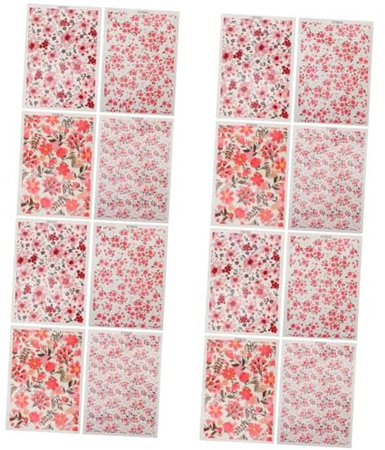 Artibetter 4 Sätze DIY-transferaufkleber Tonübertragungspapier Aufkleberpapier Ton-transferpapiere -transferpapier DIY-ton-abziehbilder Ton-Polymer-Papier 4 Blätter * 4
