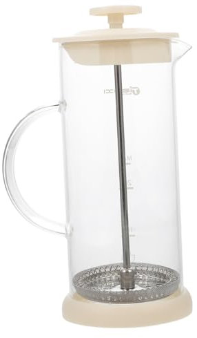 Holibanna Montalatte Manuale Portatile 450 Ml in Acciaio Inossidabile e Plastica Per Latte Per Cappuccino e Caffè Per Schiumare Latte Pompa Manuale Per Bar e