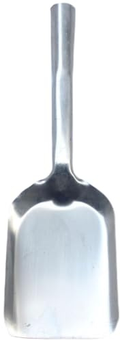 Pala para Cenizas de Acero Inoxidable de 15, 4 Pulgadas de Largo, Pala para carbón Plana Resistente con Mango Largo, Palas Multiusos para Parrilla de Barbacoa, excavación de jardinería, chim