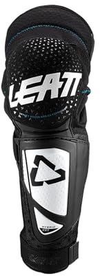 3DF Hybrid EXT Knie-/Schienbeinschoner – weiß/schwarz – Junior