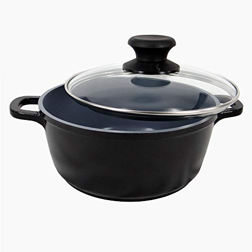Nice Cooker - Cacerola Cerámico Alta Cerámico con Tapa - 20cm