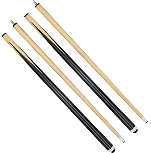 VANLAN Billard-Queue-Sticks Billard-Queues, 2 Stück, 121,9 cm, Billardspitzen, 13 mm, Hausbar, Billardqueue, 2er-Set (121,9 cm, 2er-Set)