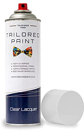 Tailored Paint Clear Aerosol Clear Lacquer Varnish - Premium High Grade Automotive Professional Bodyshop Spec High Gloss Clearcoat