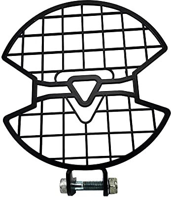 Scheinwerfer-Gitter-Schutzabdeckung für Triumph Trident 660 2021 2022 Motorrad Frontlicht Scheinwerfer Schild Schutz (schwarz)