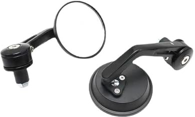 Espejos Laterales Motos Espejo Universal Del Extremo Del Manillar De 7/8 Pulgadas Para Motocicleta Scooter ATV Ángulo De Aluminio Mango Ajustable Espejo Retrovisor Espejo Lateral