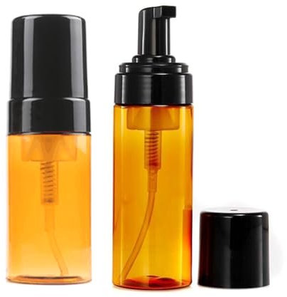 Lot de 2 flacons distributeurs de savon moussant en plastique de 150 ml pour shampooing, gel douche