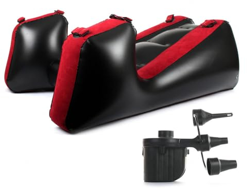 BesBet Aufblasbares Sofa in S-Form Explosionsgeschützte Materialien -ShaF8Y ENNA020620
