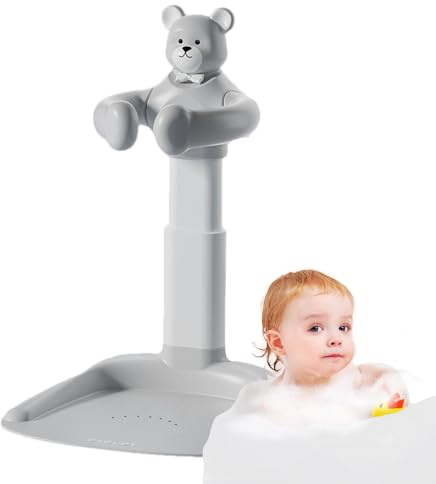 Baby duschstativ – -stativ, badställ baby – -stativ, baby-badkarsstöd, halkfri bas, justerbar, bärbar badkarshjälpare, barn, mor, Ve